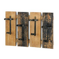 Rustic Wine Wall Rack